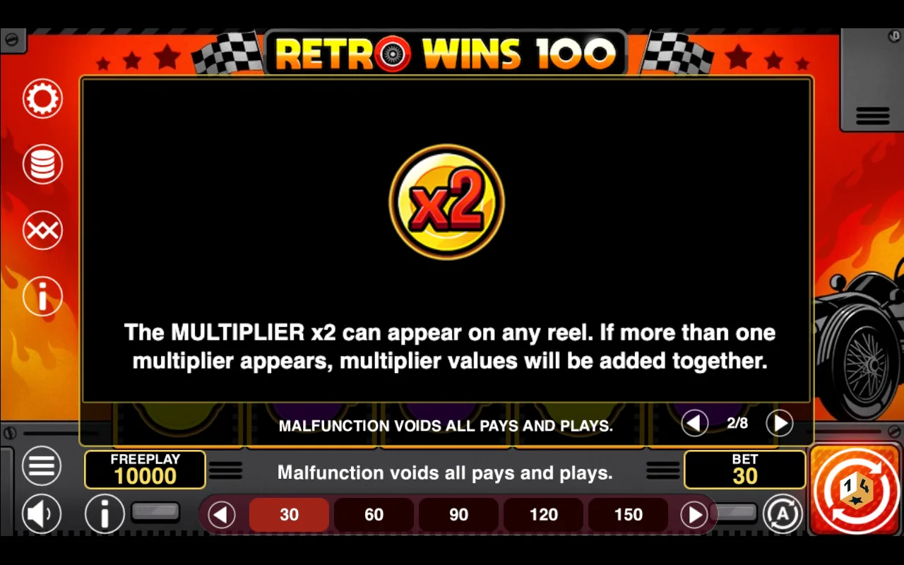 Game rules, page 2 — Retro Wins 100