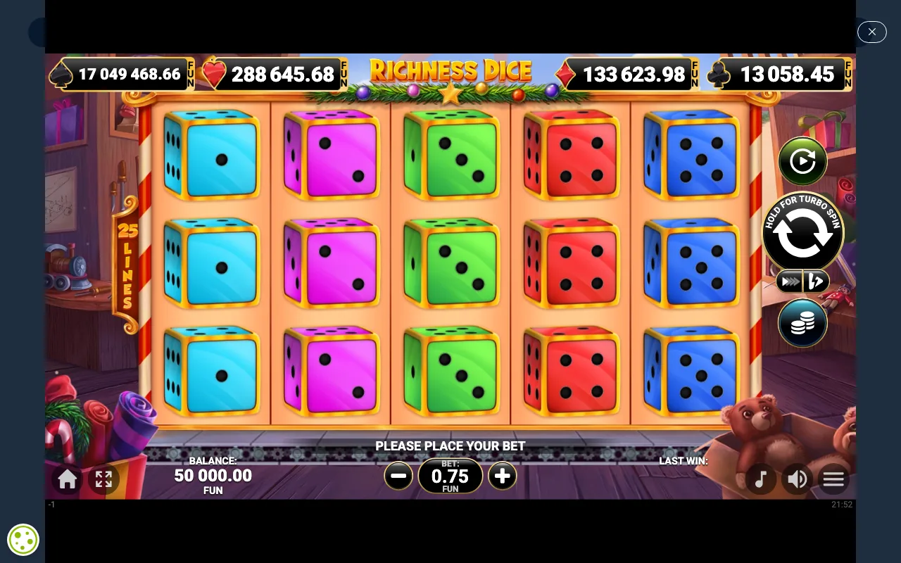 The base game — Richness Dice