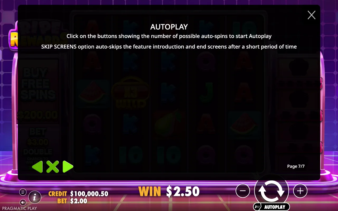 Autoplay — Ripe Rewards
