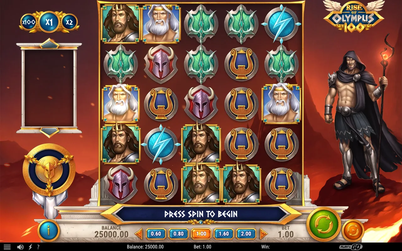 The base game — Rise of Olympus 100