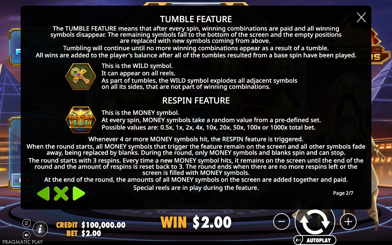 Game rules, page 2 — Rise of Pyramids