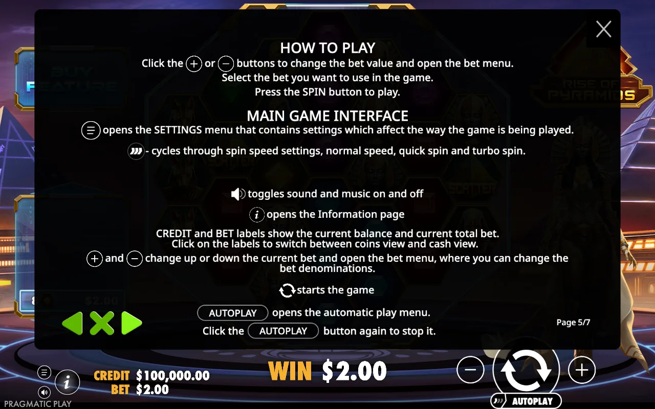 How to play — Rise of Pyramids