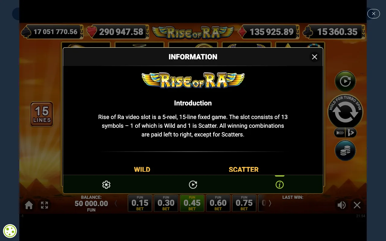 Game rules, page 1 — Rise of Ra