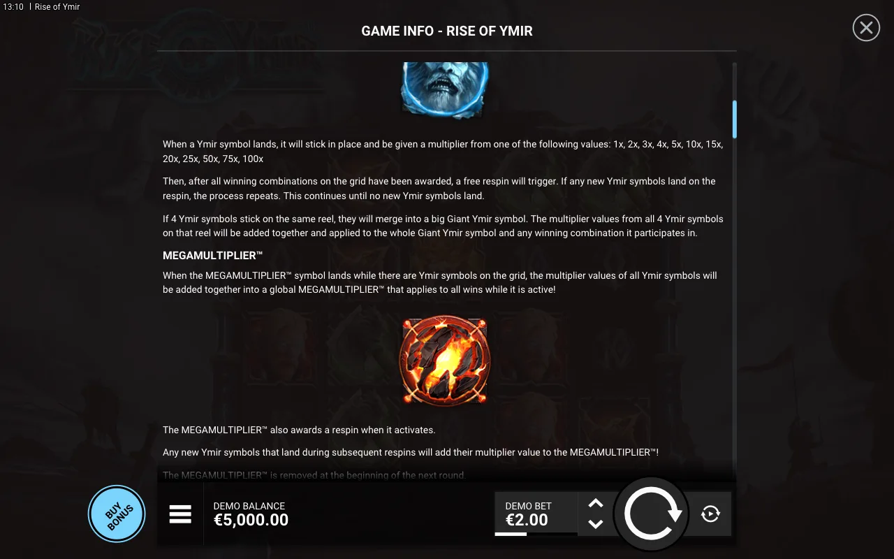 Game rules, page 2 — Rise of Ymir