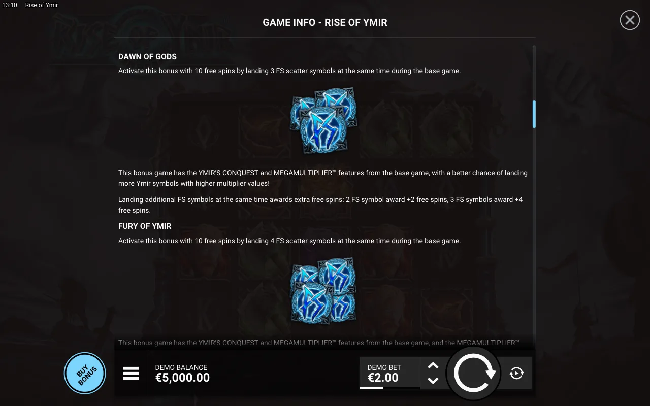 Game rules, page 3 — Rise of Ymir