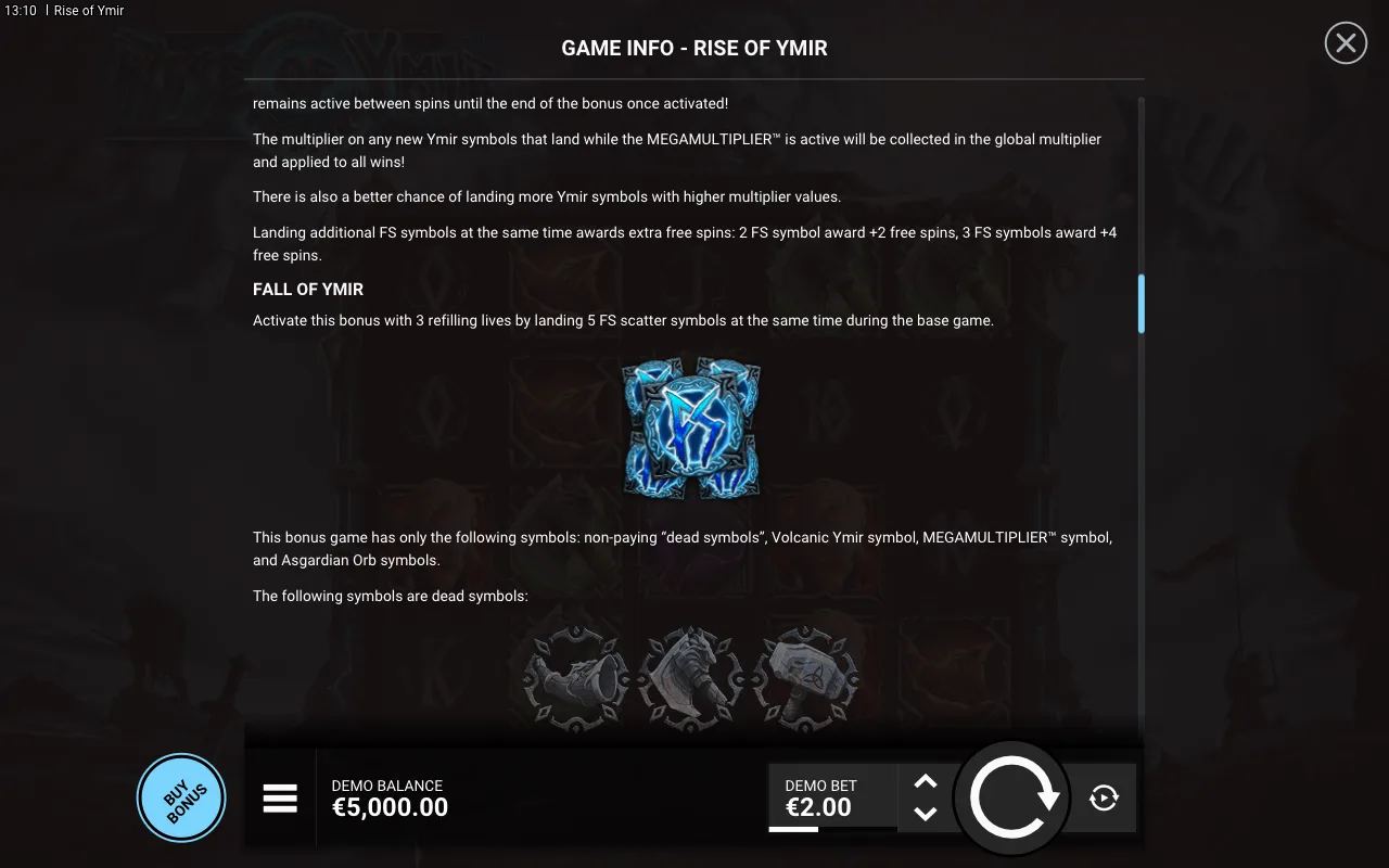 Game rules, page 4 — Rise of Ymir