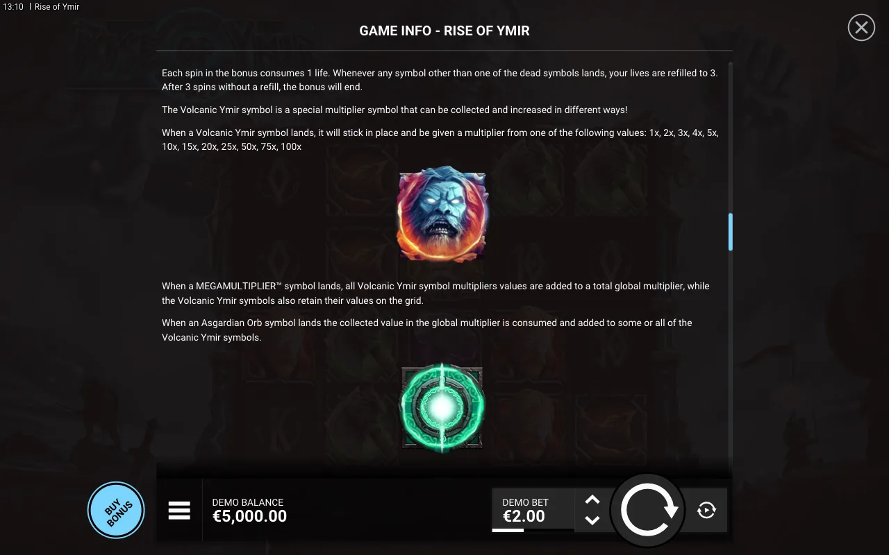 Game rules, page 5 — Rise of Ymir