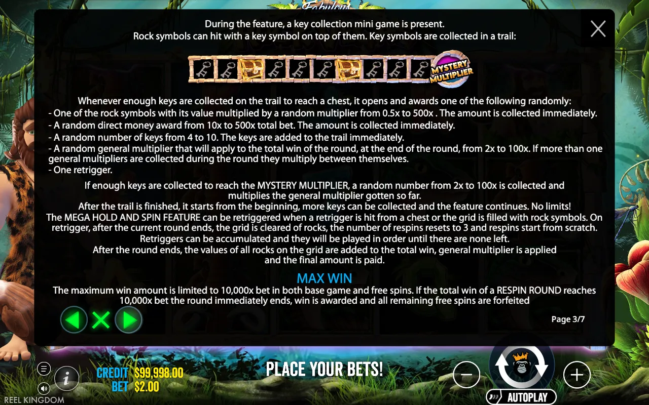 Game rules, page 3 — Rock Vegas
