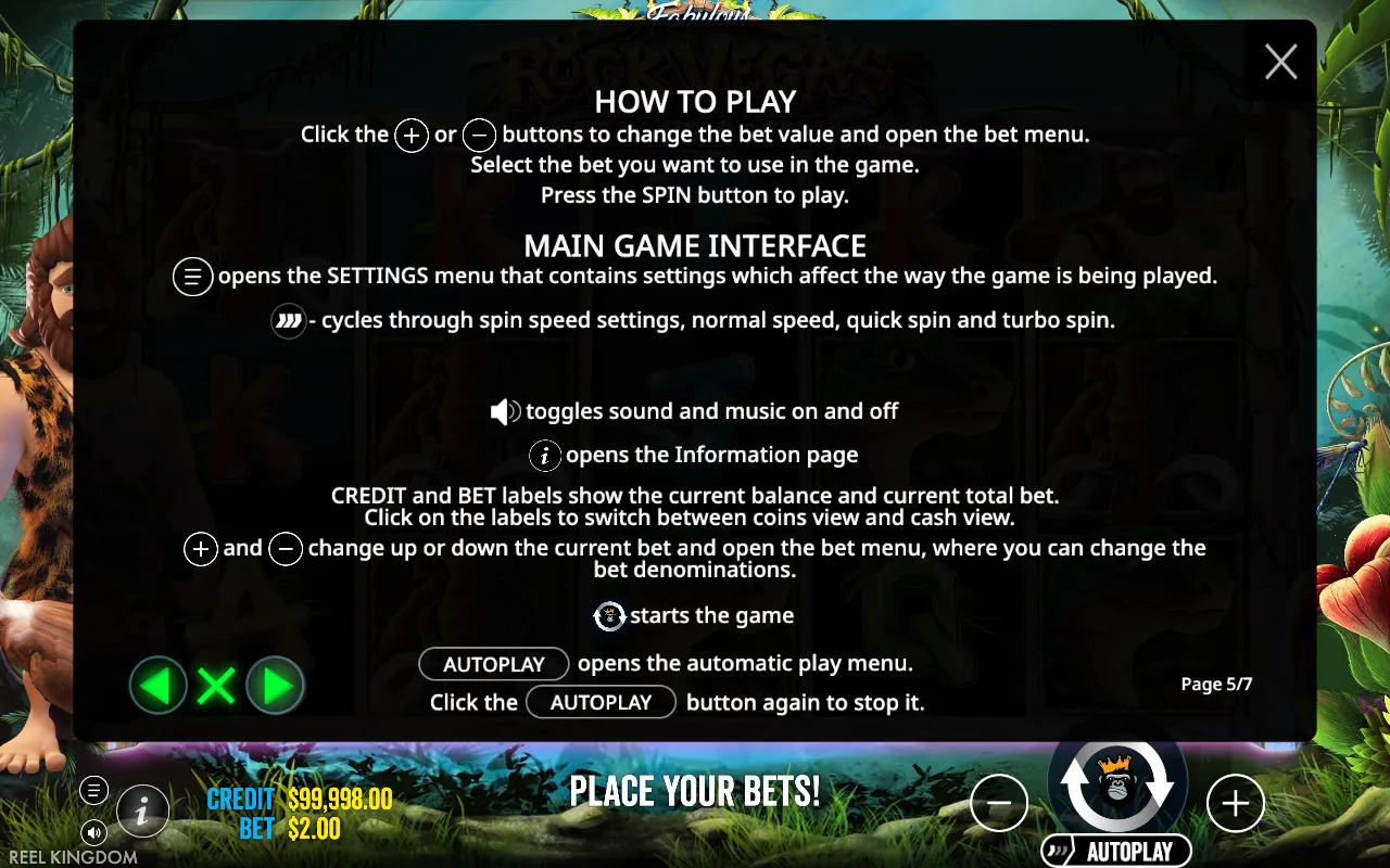 How to play — Rock Vegas
