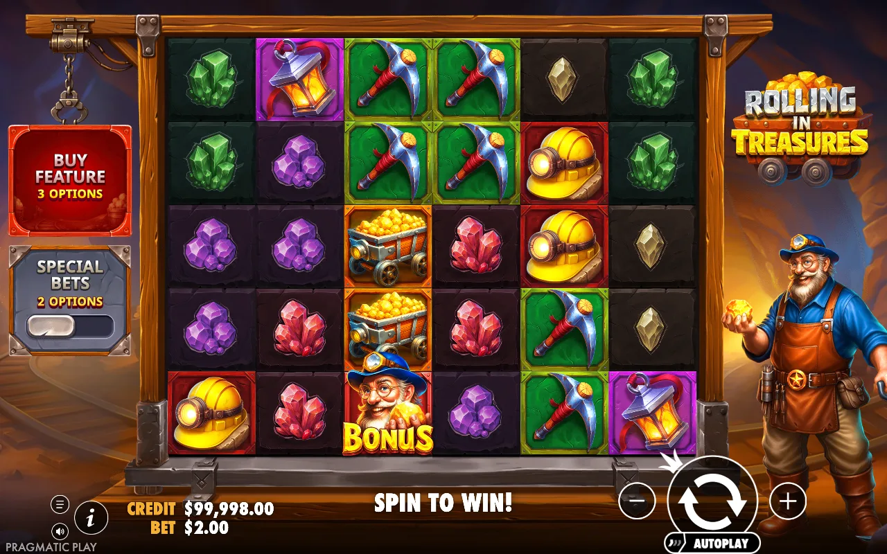 The base game — Rolling in Treasures