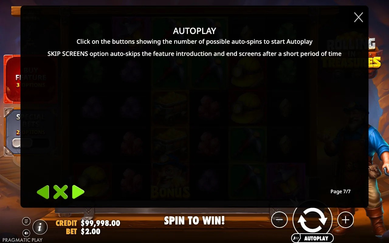 Autoplay — Rolling in Treasures
