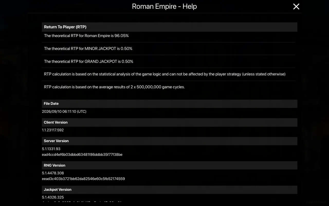 Spielregeln, Seite 2 — Roman Empire