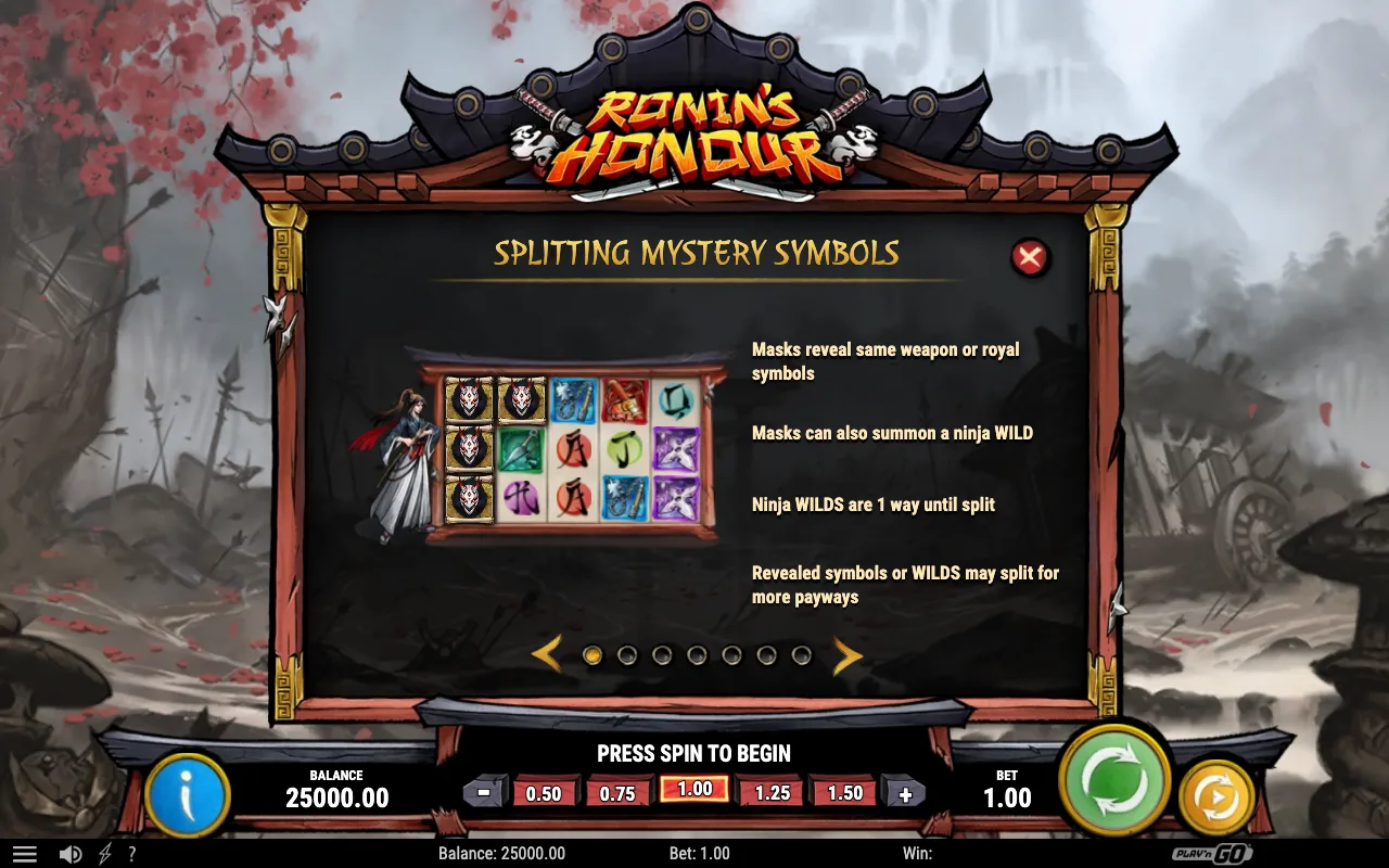 Game rules, page 3 — Ronin's Honour