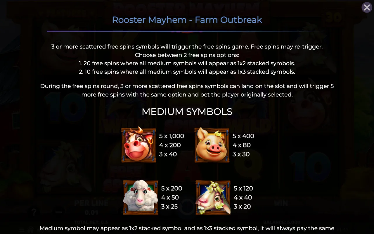 Game rules, page 2 — Rooster Mayhem Farm Outbreak