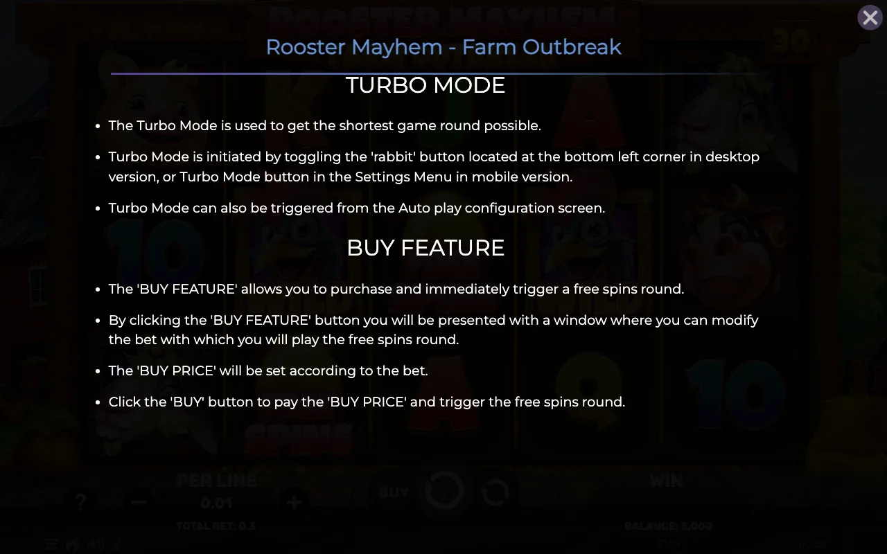 Game rules, page 7 — Rooster Mayhem Farm Outbreak