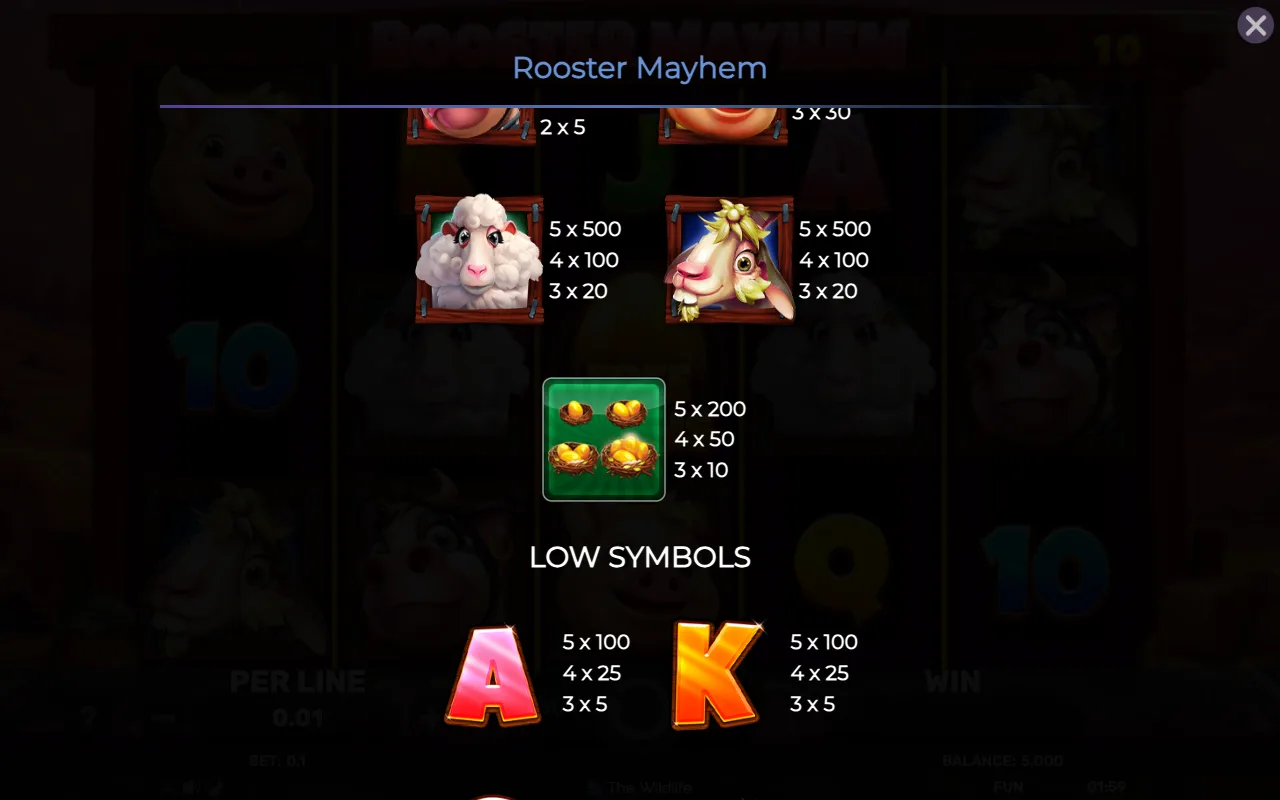 Game rules, page 4 — Rooster Mayhem