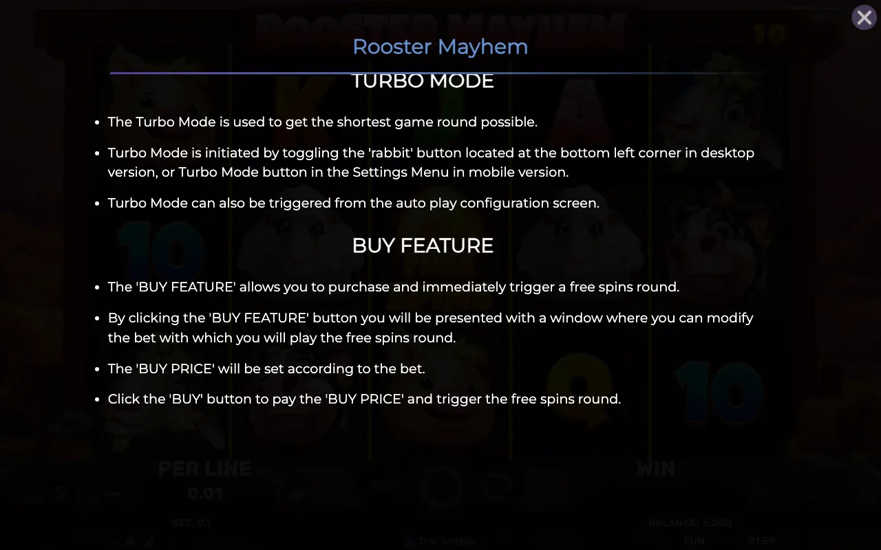 Buy feature — Rooster Mayhem