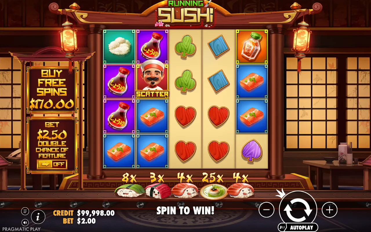 The base game — Running Sushi