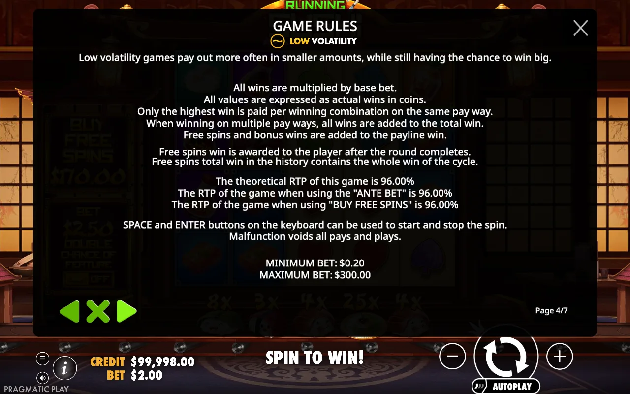 Game rules, page 4 — Running Sushi