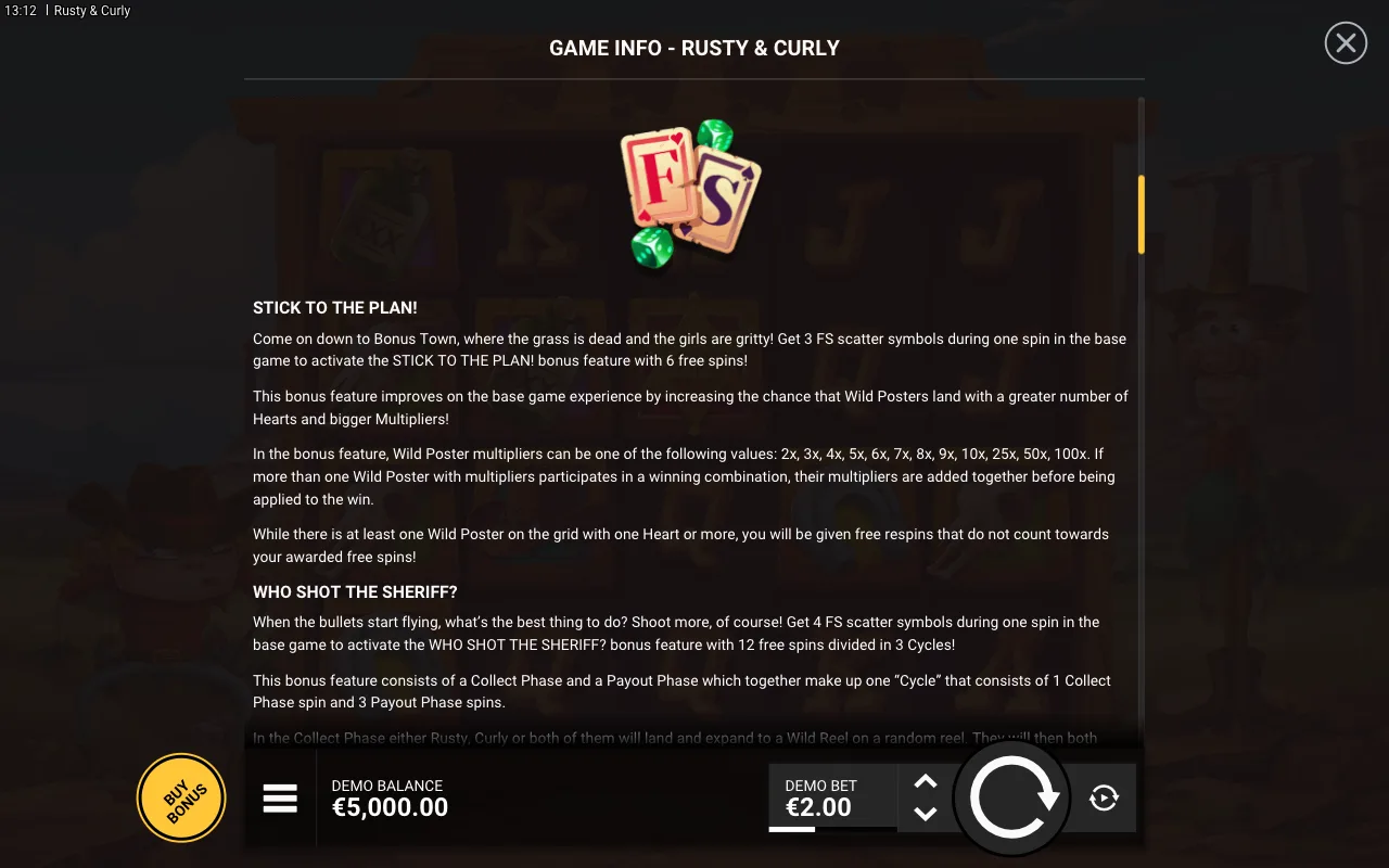 Game rules, page 2 — Rusty and Curly