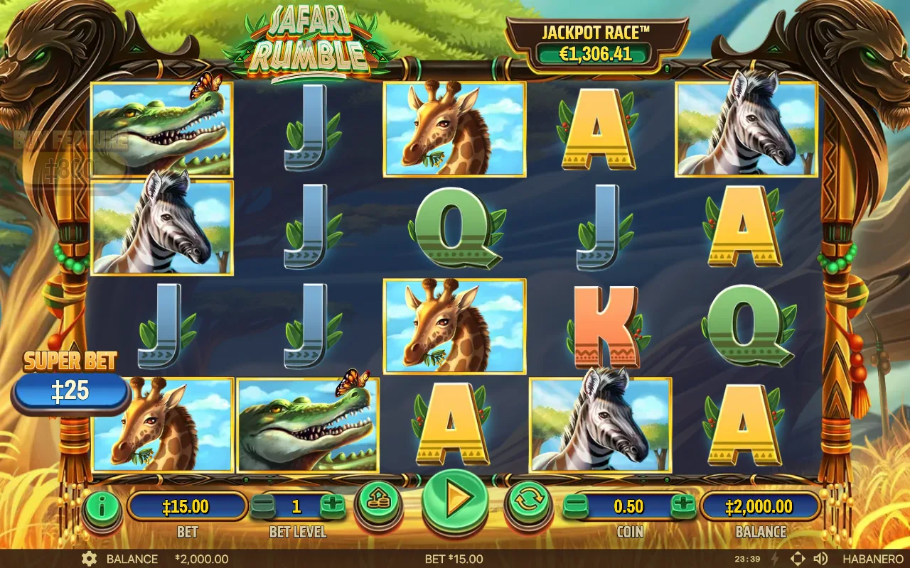 Das Basisspiel — Safari Rumble