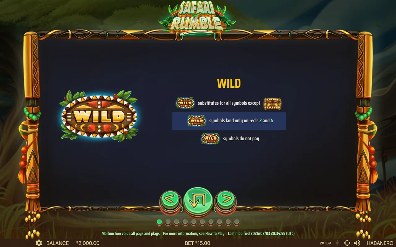 Das Wild-Symbol — Safari Rumble