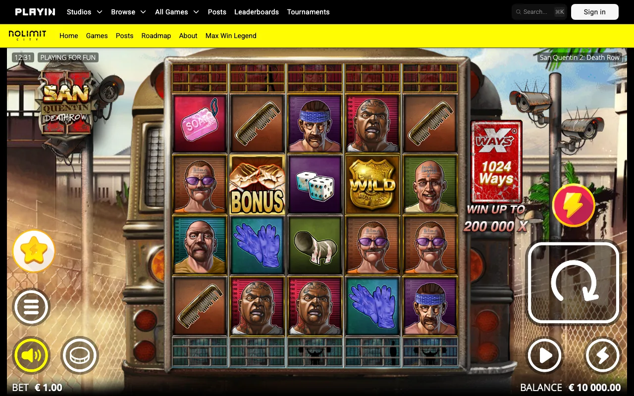 The base game — San Quentin 2 Death Row