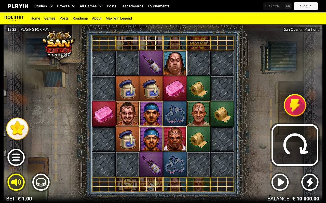 The base game — San Quentin Manhunt