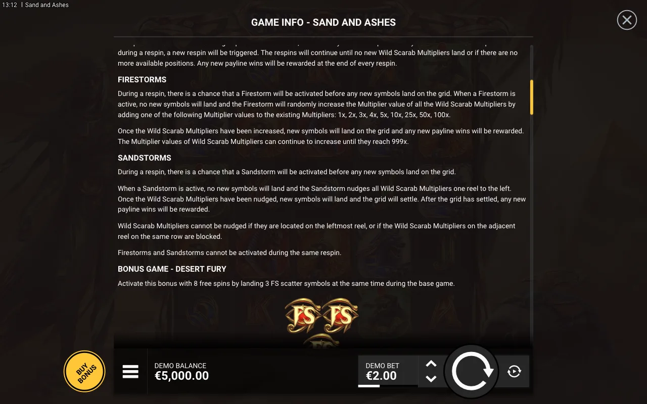Game rules, page 2 — Sand and Ashes
