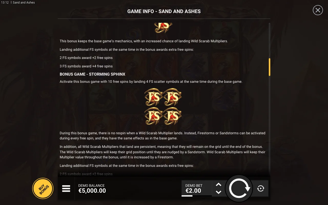 Game rules, page 3 — Sand and Ashes