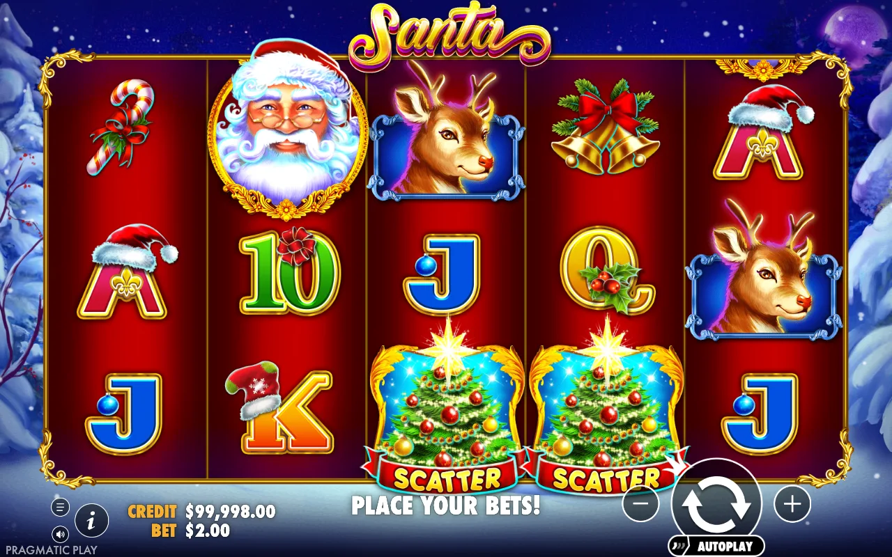 The base game — Santa