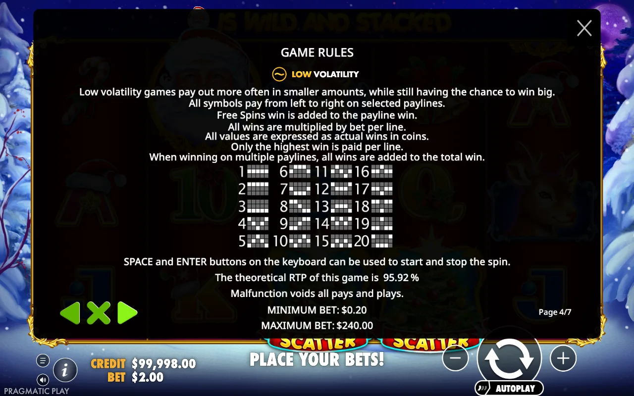 Game rules — Santa