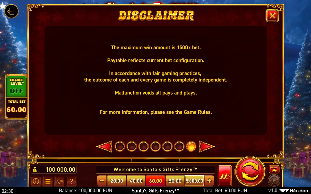 Game rules, page 7 — Santas Gifts Frenzy