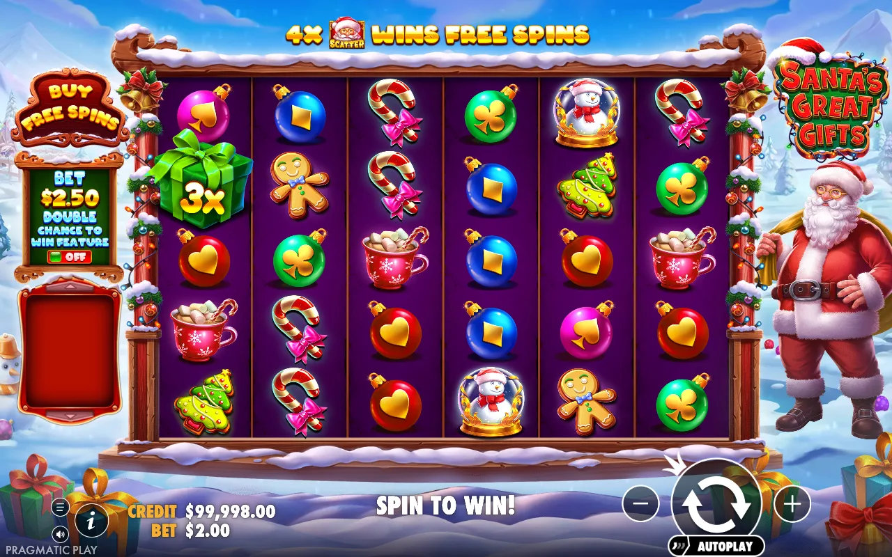 The base game — Santa's Great Gifts
