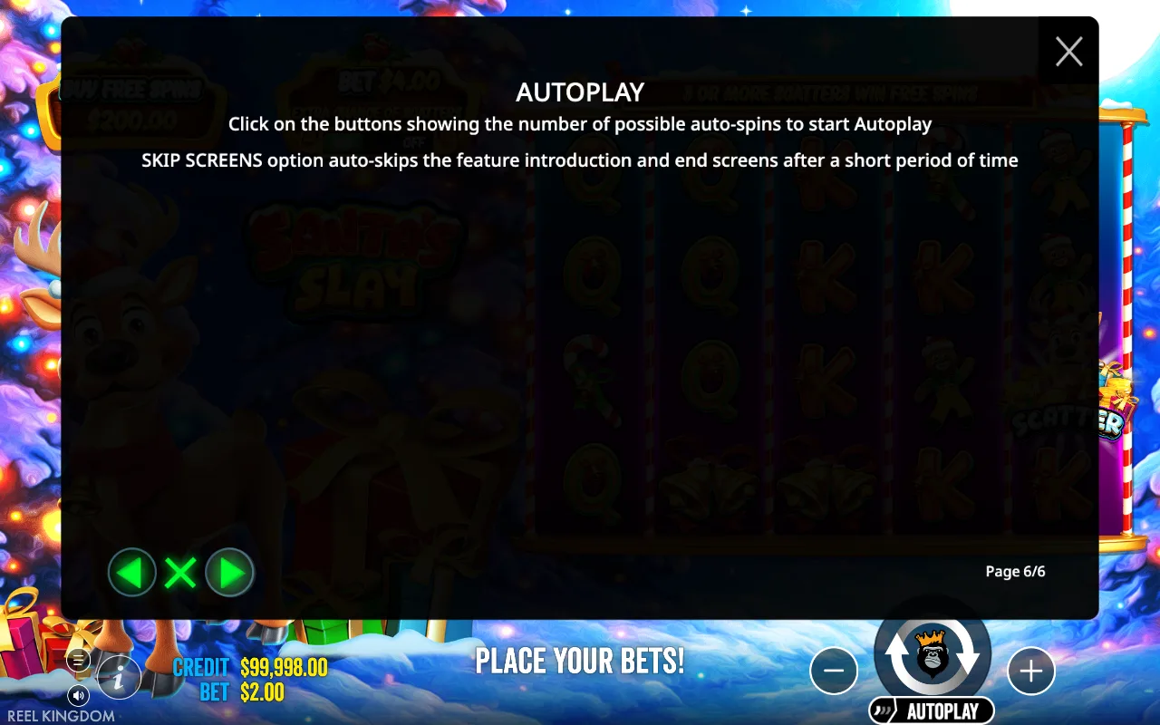 Autoplay — Santa's Slay