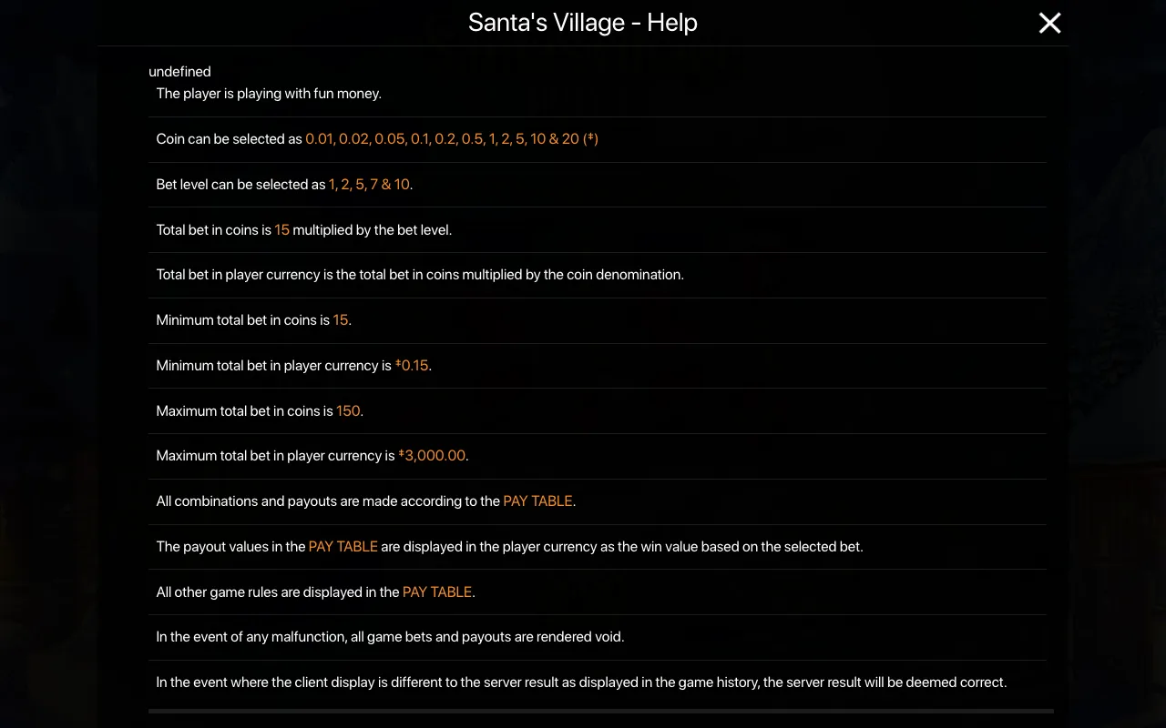 Spielregeln, Seite 1 — Santas Village