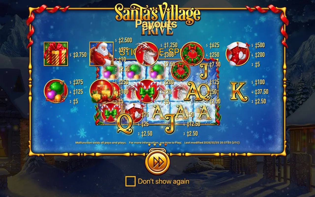 Spielregeln, Seite 3 — Santas Village