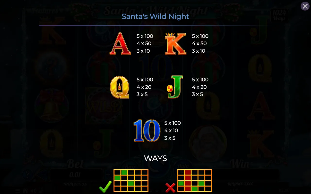 Game rules, page 6 — Santas Wild Night