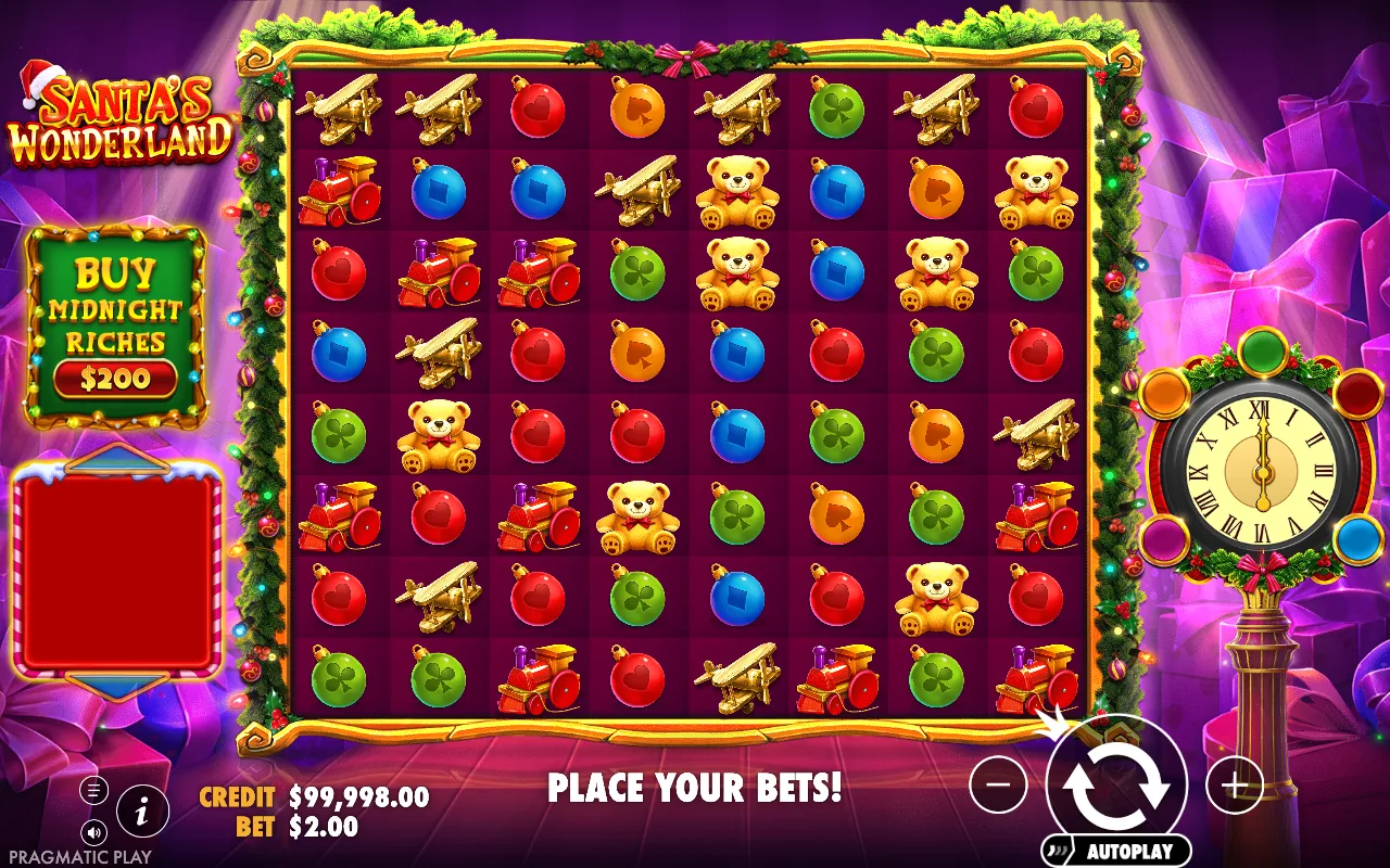 The base game — Santa's Wonderland
