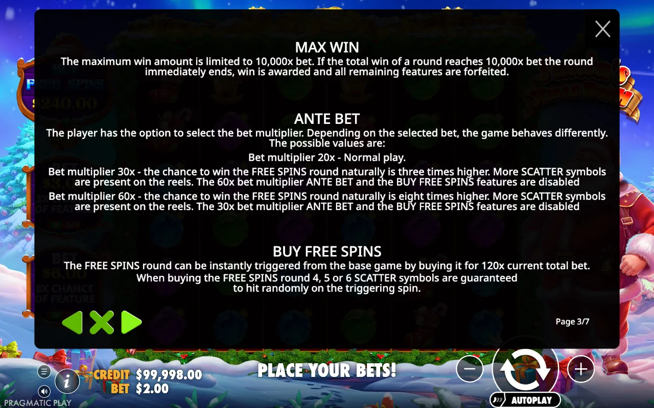 Max win — Santa's Xmas Rush