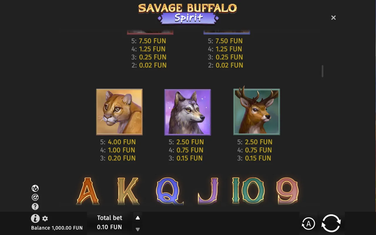 Game rules, page 2 — Savage Buffalo Spirit