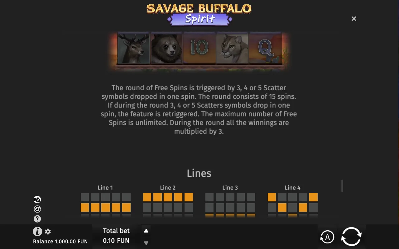 Game rules, page 5 — Savage Buffalo Spirit