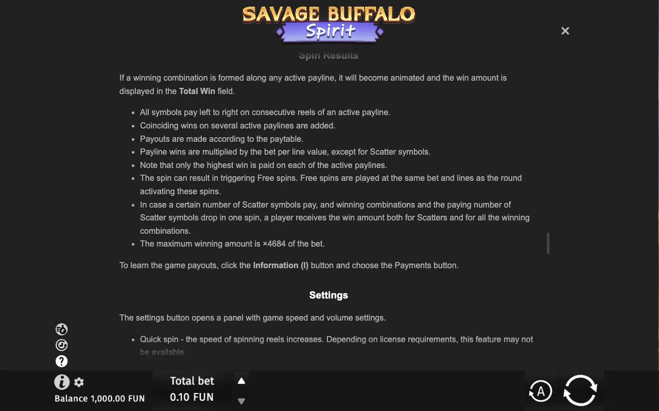 Game rules, page 8 — Savage Buffalo Spirit
