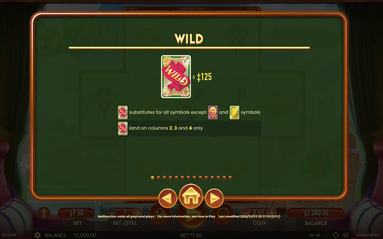 Das Wild-Symbol — Scopa