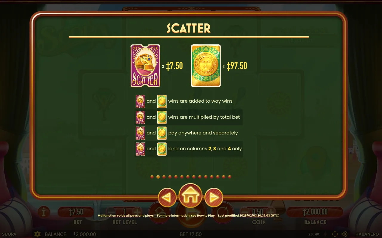 Spielregeln, Seite 4 — Scopa
