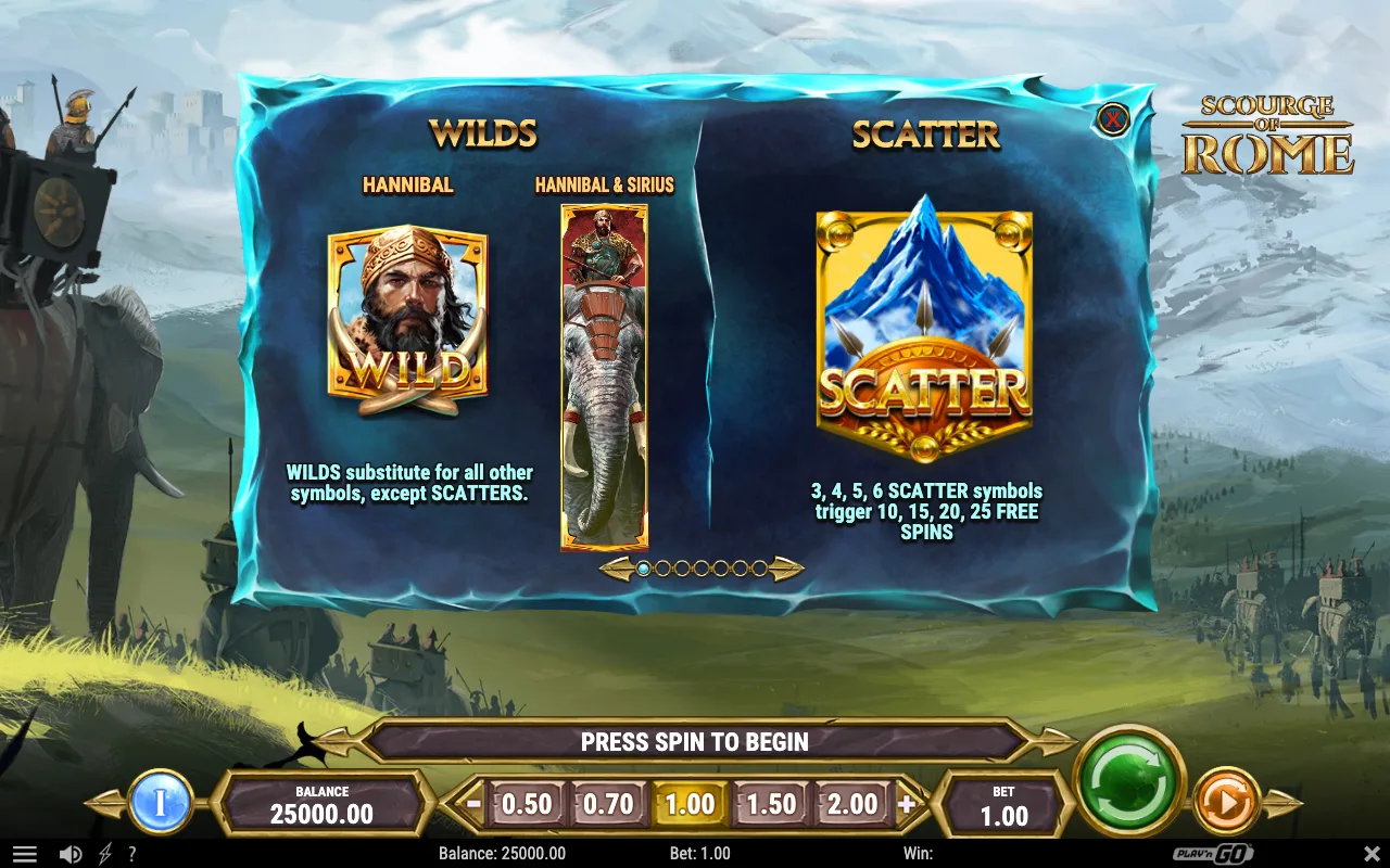Game rules, page 3 — Scourge of Rome
