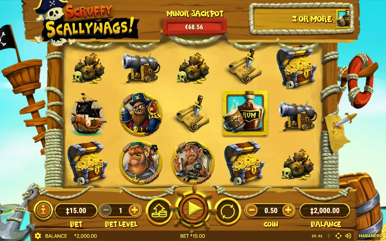 Das Basisspiel — Scruffy Scallywags