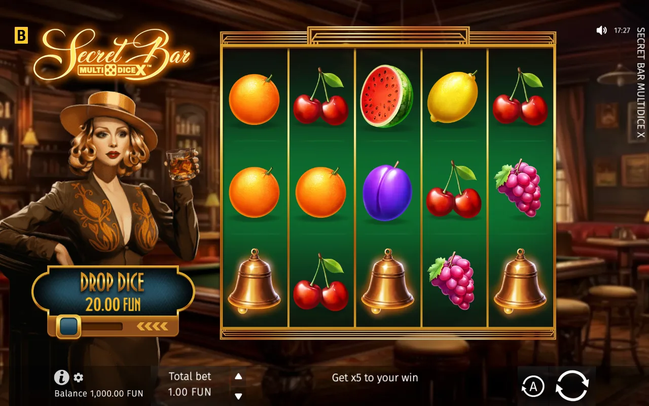 The base game — Secret Bar MultiDice X