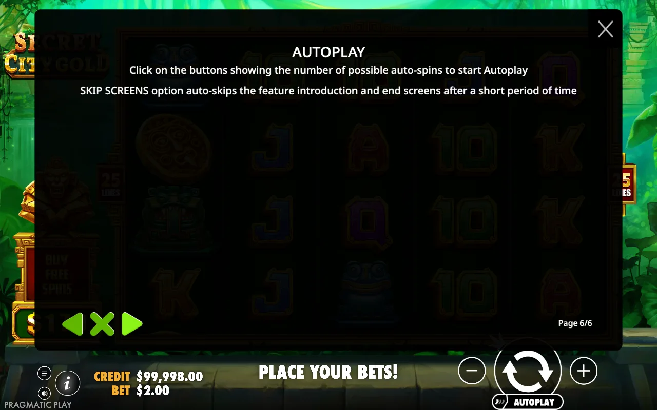 Autoplay — Secret City Gold