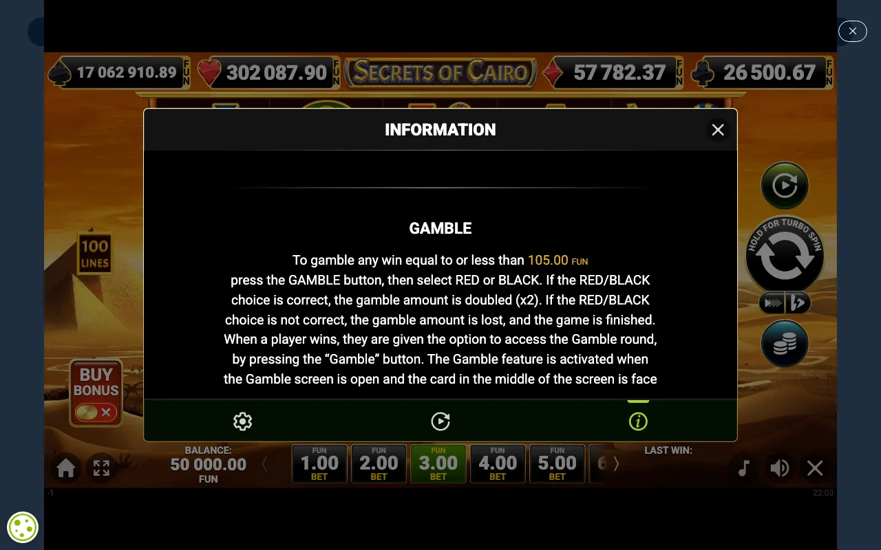 Game rules, page 4 — Secrets of Cairo